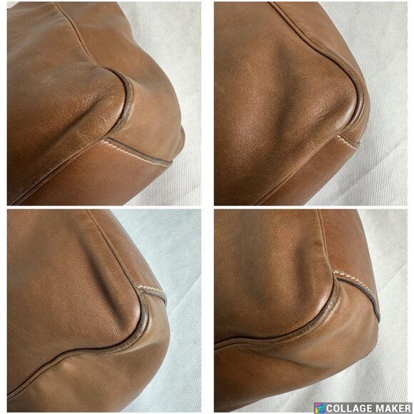 Authentic Gucci Leather Positano Silk Scarf Tote Bag Made in Italy - Picture 10 of 13